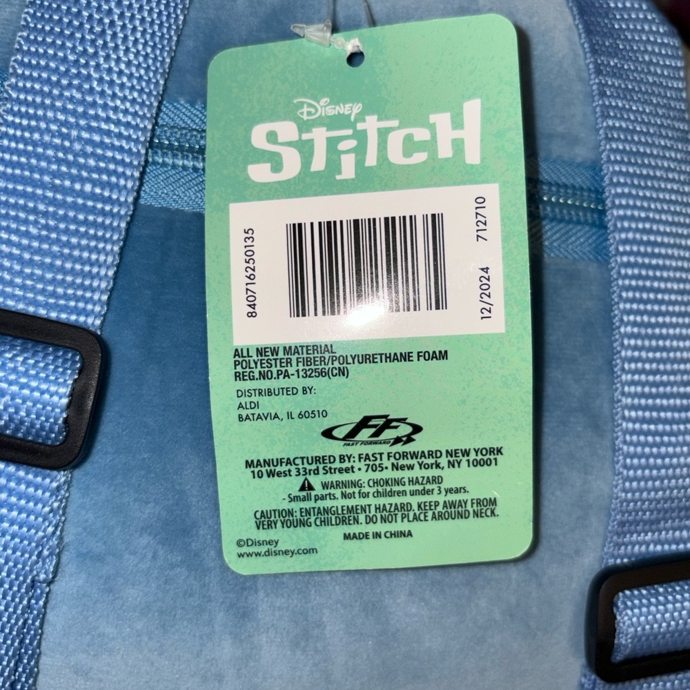 🚨3 for $15 Original Disney Lilo & Stitch Plush Head Backpack Super Soft NWT - Picture 7 of 7